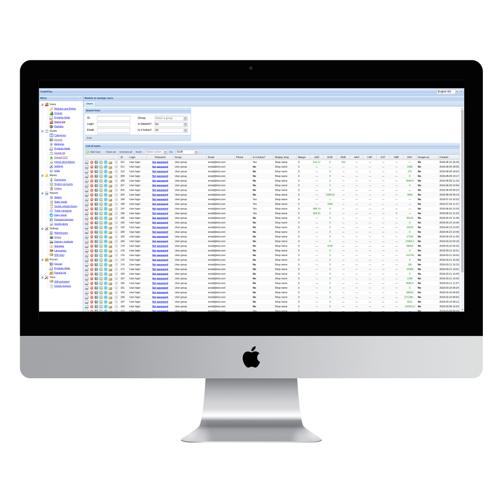Cloud eCommerce system