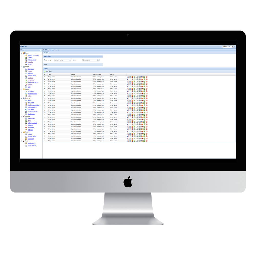 Cloud eCommerce system