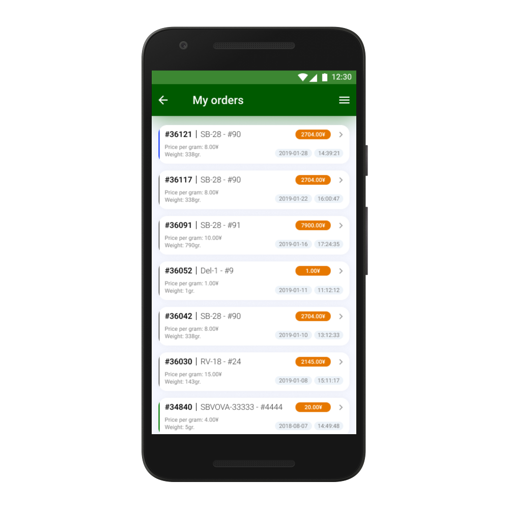 Mobile APP for Cloud eCommerce system